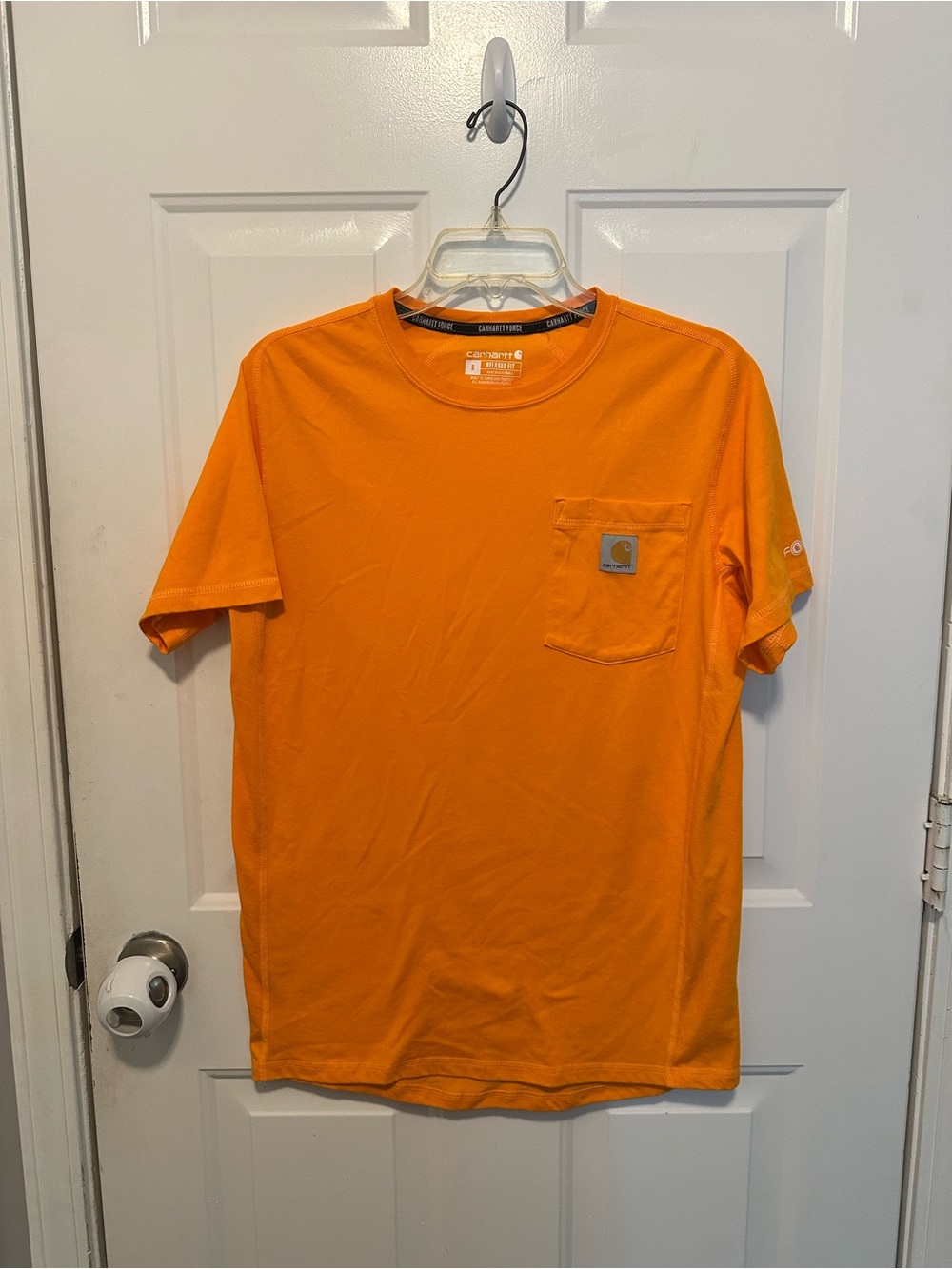 Carhartt Orange Short Sleeve Pocket T-Shirt
